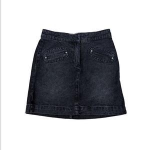 BDG Black Denim Mini Jean Skirt Size Small